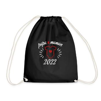 Papa x Maman Bébé en 2022 - Sac de sport léger - noir - Devant