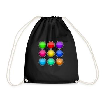 Lights on - Drawstring Bag - black - Front