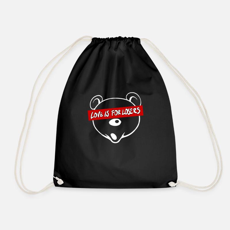 L’amour est pour les perdants - Sac de sport léger - noir