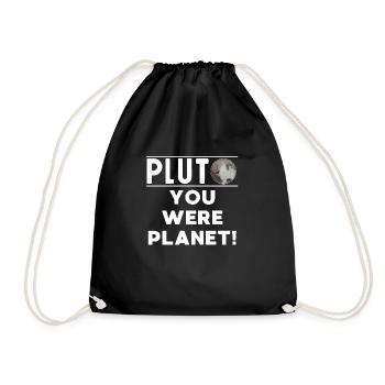 PLUTO YOU WERE PLANET ! - Sac de sport léger - noir - Devant