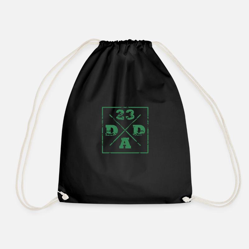 Dad 23 Father's Day Gift Idea - Drawstring Bag - black