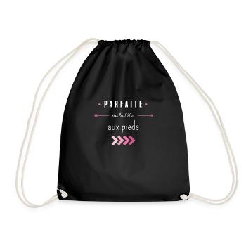 parfaite de la tête aux pieds - Sac de sport léger - noir - Devant