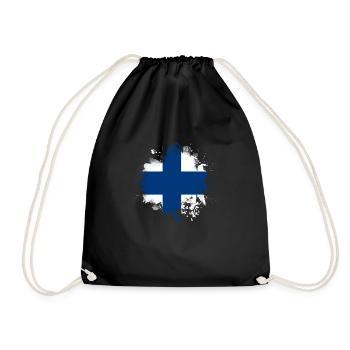 Finlande Suomi helsinki scandinavie viking - Sac de sport léger - noir - Devant