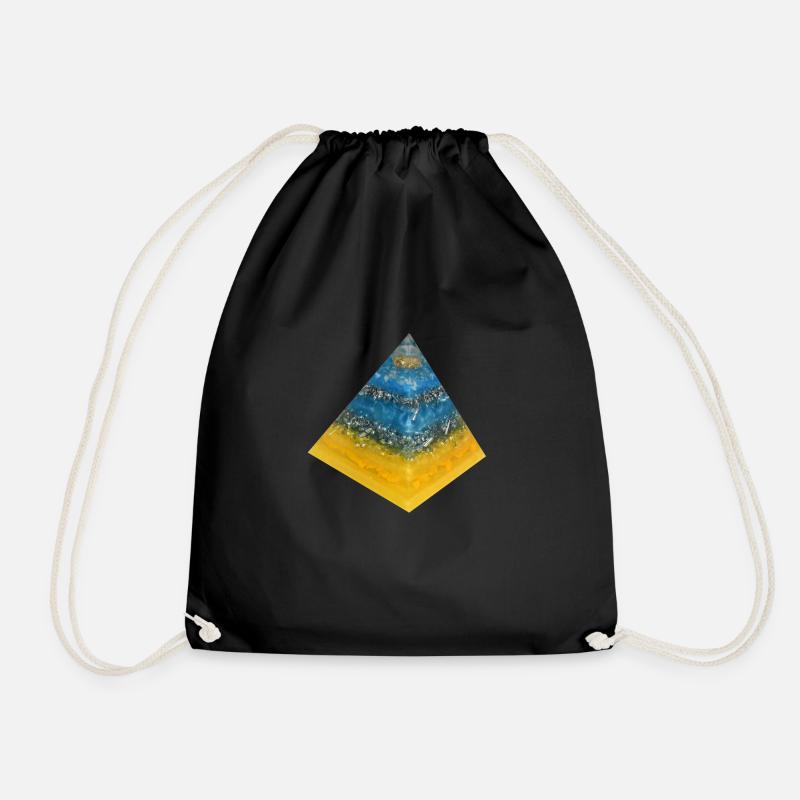 IN MEMORY OF FREEDOM / Ukraine /Pyramide - Turnbeutel - Schwarz