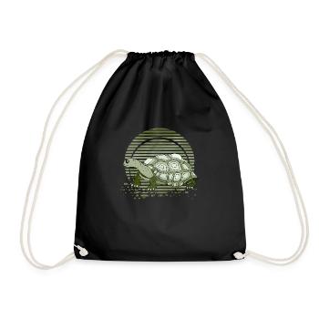 Tortue - Sac de sport léger - noir - Devant