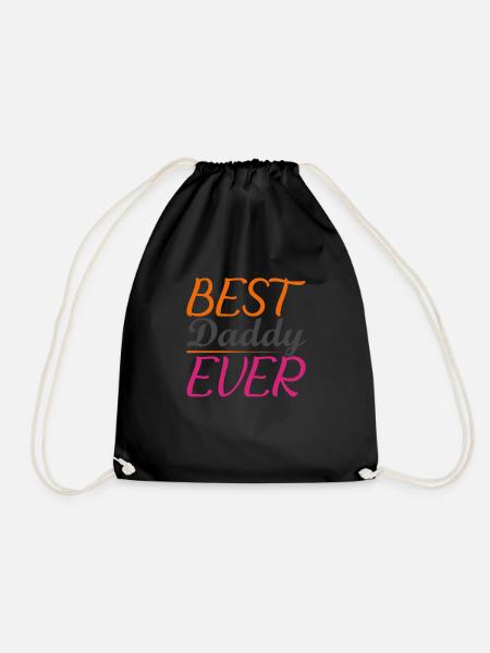 Best Daddy Ever - Turnbeutel - Schwarz
