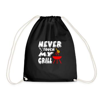 Grill - Drawstring Bag - black - Front