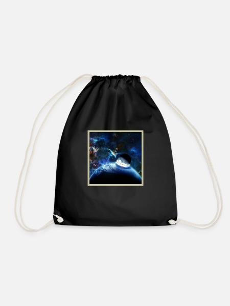 Space Apocalypse - Drawstring Bag - black