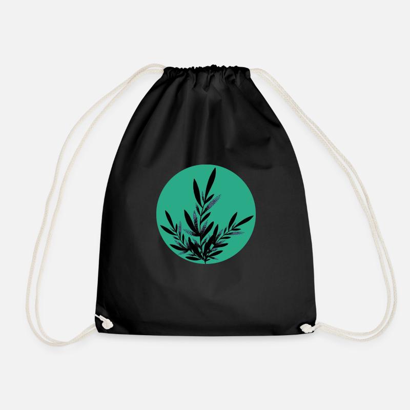 Anime Nature 3 - Drawstring Bag - black