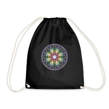 Mandala-Quantum 6 - Turnbeutel - Schwarz - Vorne