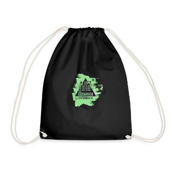 Do Not Judge A Book By Its Cover - Meme Shirt - Drawstring Bag - black - Front