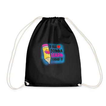 Teachers Teachers School Teachers Teaching Staff - Drawstring Bag - black - Front