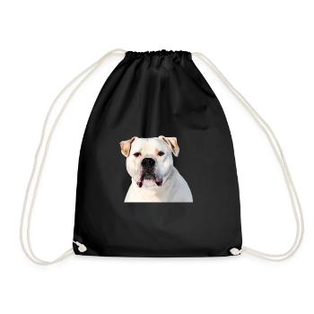 American Bulldog 2 - Turnbeutel - Schwarz - Vorne