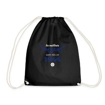 Anniversaire chasseur 1944 - Sac de sport léger - noir - Devant