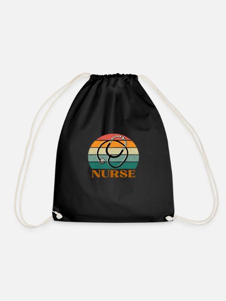 Nurse - Turnbeutel - Schwarz