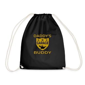 Garage - Drawstring Bag - black - Front