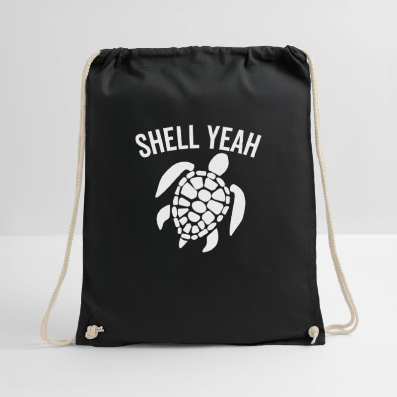 Shell Yeah Drawstring Bag