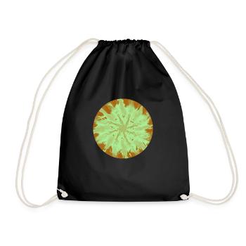 Mandala Graal 13 - Turnbeutel - Schwarz - Vorne