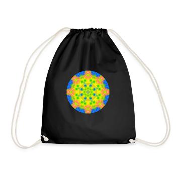Mandala Graal 16 - Turnbeutel - Schwarz - Vorne