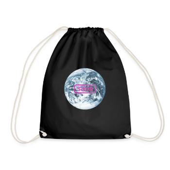 Save our only planet earth - Drawstring Bag - black - Front