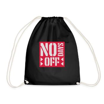 pas de jours de congé devis - Sac de sport léger - noir - Devant