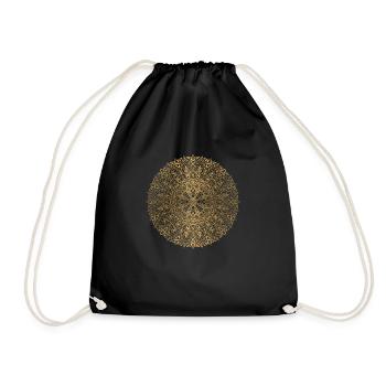 MANDALA 028 - Sac de sport léger - noir - Devant