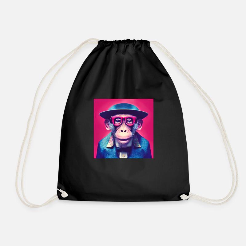 Singe cool - Sac de sport léger - noir