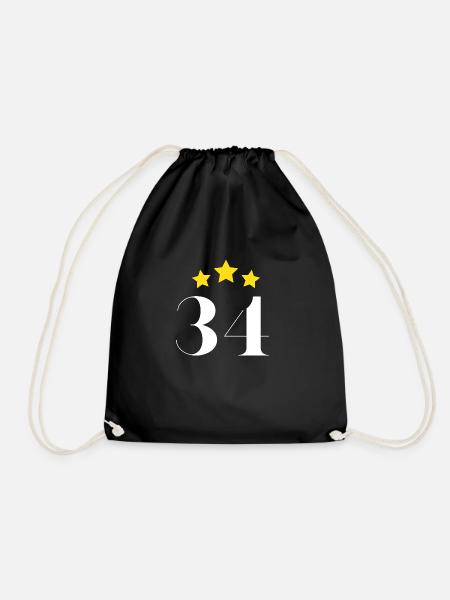 34e anniversaire étoilé - Sac de sport léger - noir