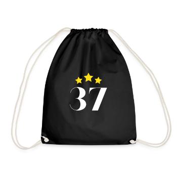 37e anniversaire étoilé - Sac de sport léger - noir - Devant
