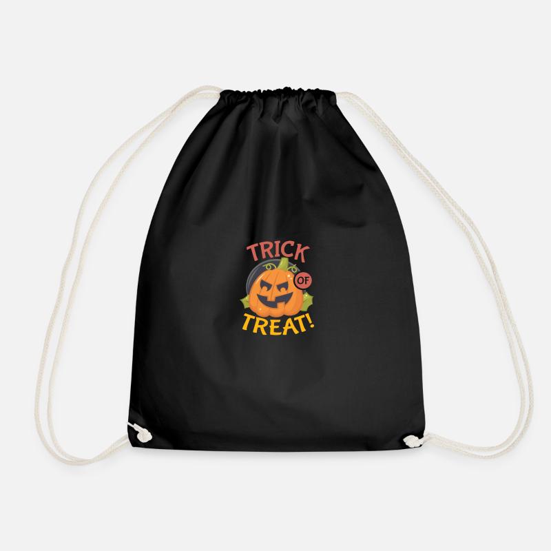 Trick of Treat! - Drawstring Bag - black