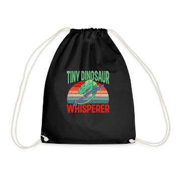 Herpétologiste des reptiles lézards caméléons - Sac de sport léger - noir - Devant