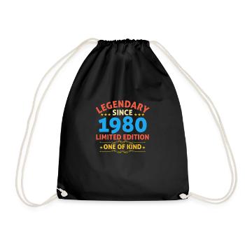 Legendary since 1980 Limited Edition - Drawstring Bag - black - Front