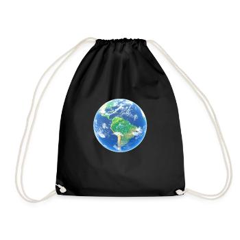 Planète Terre - Sac de sport léger - noir - Devant