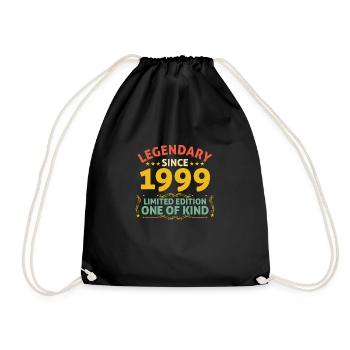 Legendary since 1999 Limited Edition - Drawstring Bag - black - Front
