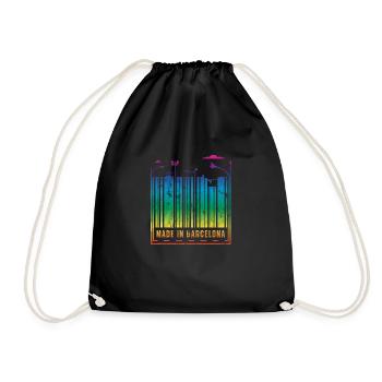 Fabriqué à Barcelone - Sac de sport léger - noir - Devant