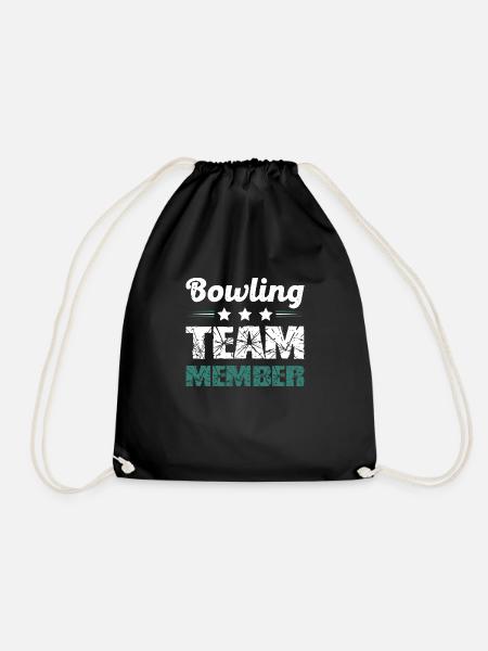 Bowling Team - Turnbeutel - Schwarz