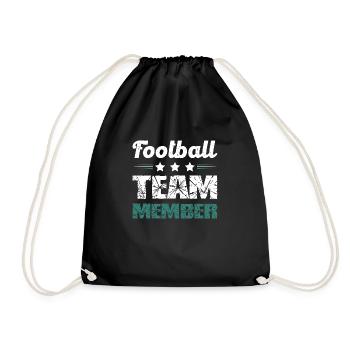 Football Team - Drawstring Bag - black - Front