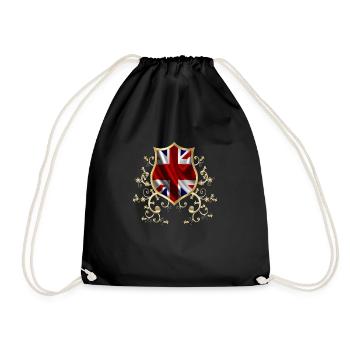 Angleterre Royaume-Uni Londres Anglais britannique Royaume-Uni - Sac de sport léger - noir - Devant