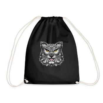 tigre - Sac de sport léger - noir - Devant
