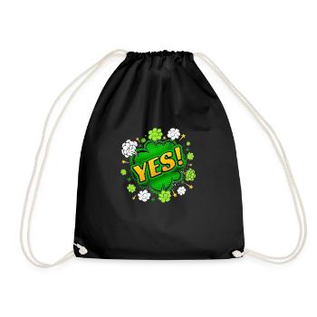 oui chante drôle pas de fille féminisme appliquer toujours - Sac de sport léger - noir - Devant
