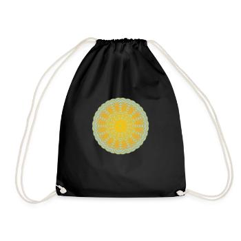 Mandala Lumière du ciel - Sac de sport léger - noir - Devant