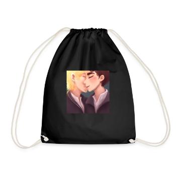 LGBT Queer kiss 🌈🌈 - Drawstring Bag - black - Front