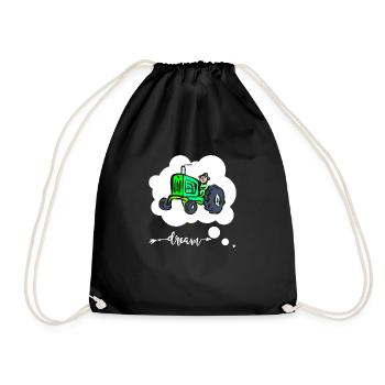 Tracteur - Bouclier routier - col - Sac de sport léger - noir - Devant