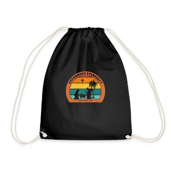 Christmas Nativity with Jesus - Enthroned Eternall - Drawstring Bag - black - Front