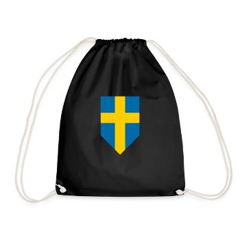 Suède - Sac de sport léger - noir - Devant