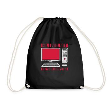 Ne pas réparer votre ordinateur - Sac de sport léger - noir - Devant