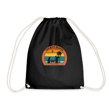 Christmas Nativity with Jesus - The King Of Love - Drawstring Bag - black - Front