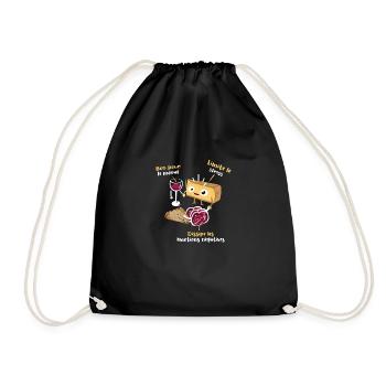 vin comté saucisson - Sac de sport léger - noir - Devant