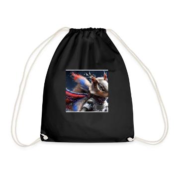Série : distopia of christmas - Sac de sport léger - noir - Devant