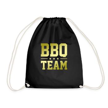 Bbq Team - Turnbeutel - Schwarz - Vorne